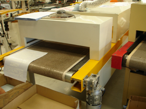 Séchage du logo pour l'impression par transfert