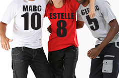 Exemple de flocage avec prénom sur les tenues de travail