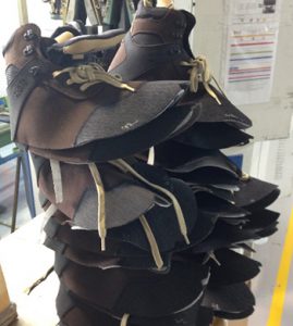 Chaussures de sécurité sans semelle ni coque - fabrication dune chaussure de sécurité