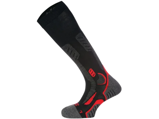 Chaussettes de travail d'hiver montantes Würth MODYF noires/rouges