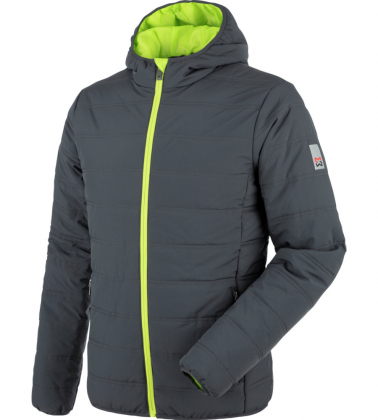 BLOUSON DE TRAVAIL MATELASSÉ MOON ANTHRACITE-LIME